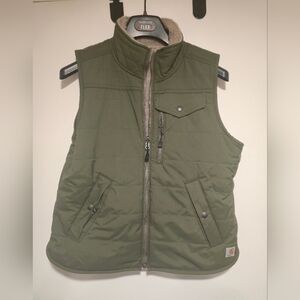 Women's Carhartt Fleece lined vest